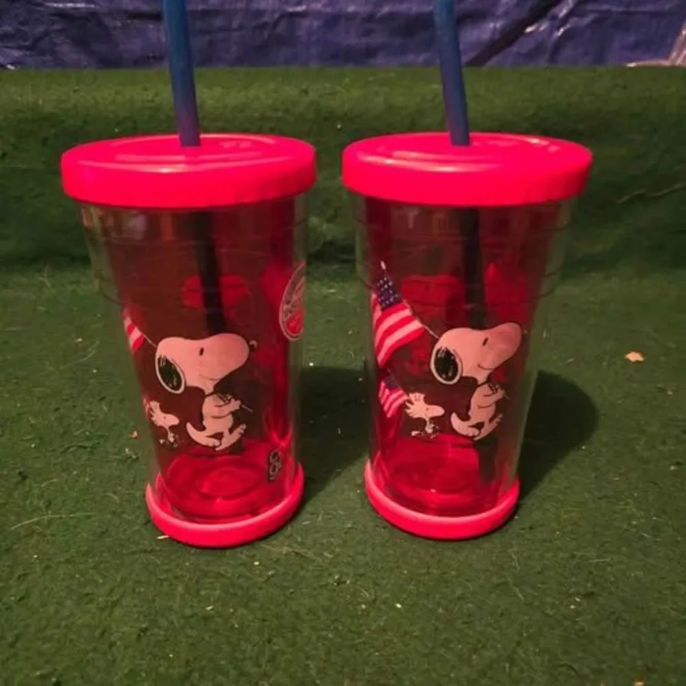 Vtg. Snoopy Cups (ST-7)